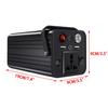 180W Large Capacity Solar Generator Battery Charger Portable Solar Power Station Outdoor Energy Power Supply 9*9*19CM