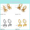 Leichter Luxus Zirkon Schleifenohrringe für Damen Mit Zirkonia und Edelstahl Schmuck