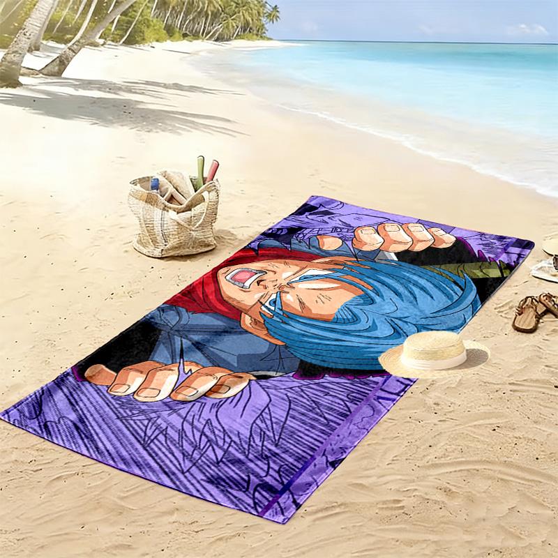 Trunks Print Beach Towel, Large Soft Quick Dry Towel for Beach Camping Swimming