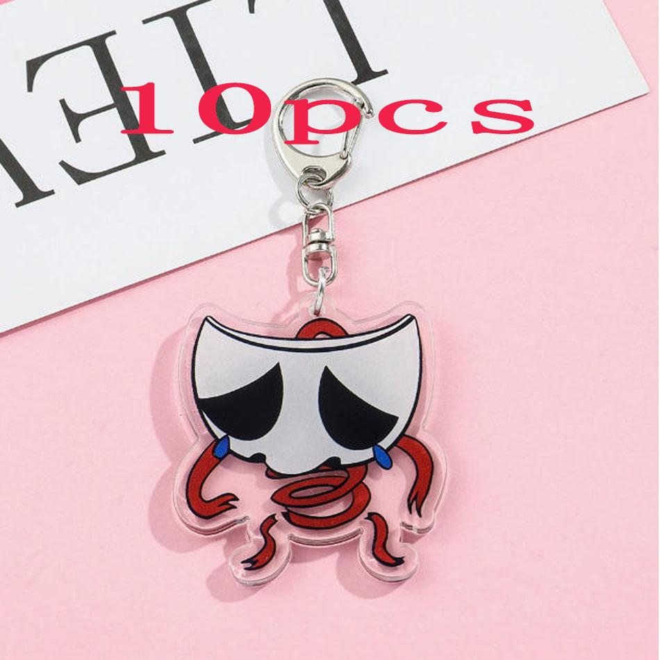 1Pcscartoon The Amazing Digital Circus Acrylic Keychain Cute Backpack Pendant Bag Charms Accessories Decoration Holiday Gift Items
