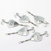 5Pcs 9.5CM/12G Spinner Blade Lure with Hook Metal Rotating Sequin Spinner Bait Saltwater Freshwater Trout Perch Pike Bass Fishing Accessories