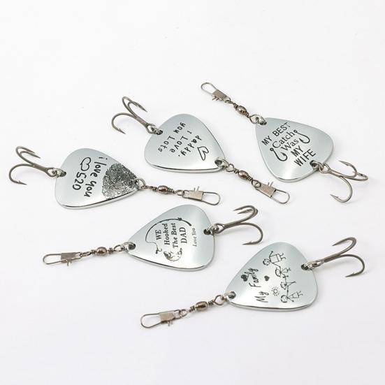 5Pcs 9.5CM/12G Spinner Blade Lure with Hook Metal Rotating Sequin Spinner Bait Saltwater Freshwater Trout Perch Pike Bass Fishing Accessories