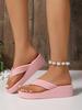 Women's Wedge Sandals: New Summer Large Size Cross-Border Flip-Flops