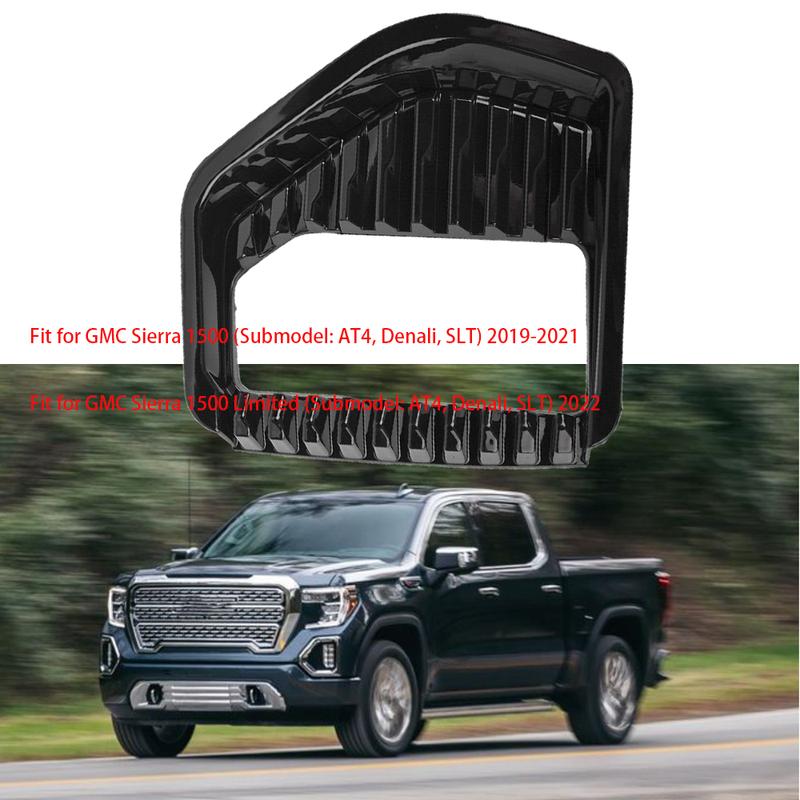 Left Right Front Bumper Fog Light Cover Grille for GMC Sierra 1500    84220376 84220377
