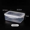 ZISIZ Plastic Food Storage Containers