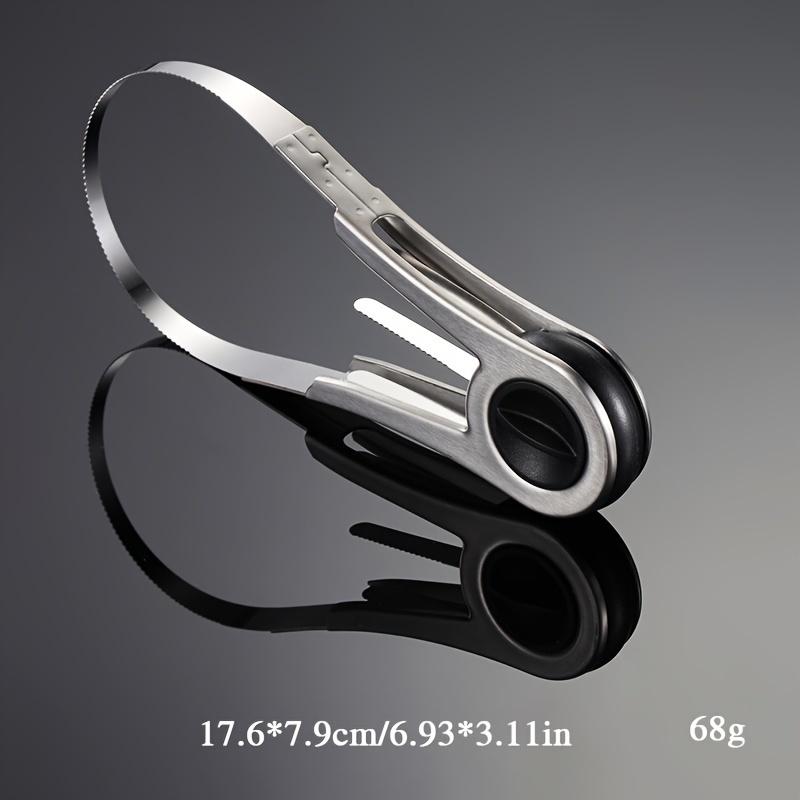 Tăietor Mango din Oțel Inoxidabil - Peeler Creativ pentru Fructe, Feliator și Separator de Pulpă pentru Pepene Verde și Pepeni Galbeni - Pliabil, Ustensilă de Bucătărie Rezistentă la Rugină