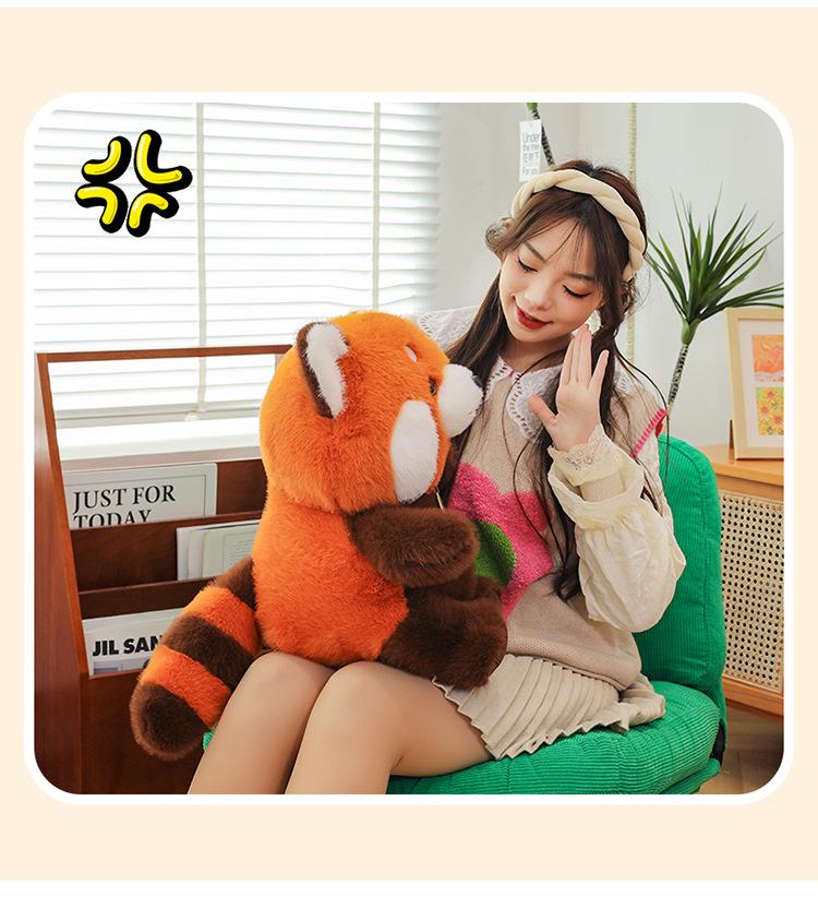 Cross-Border Raccoon Plush Toy - Soft & Cute Bear Pillow for Kids' Birthday