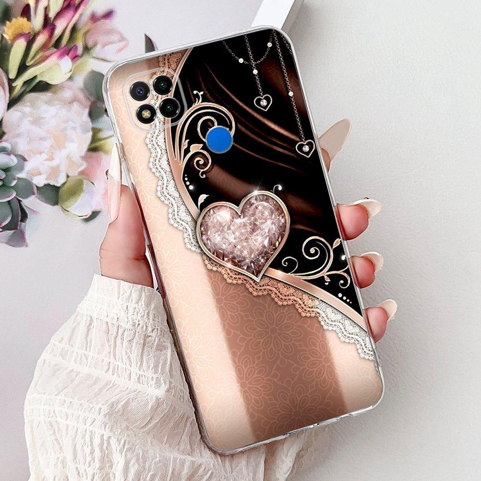 Coque pour Xiaomi Redmi 9C Mode Chat Coque Arrière de Téléphone Pour Xiaomi Redmi9C 9 C Redmi 9C Coque Souple en Silicone 6.53'' Sacs Pare-chocs