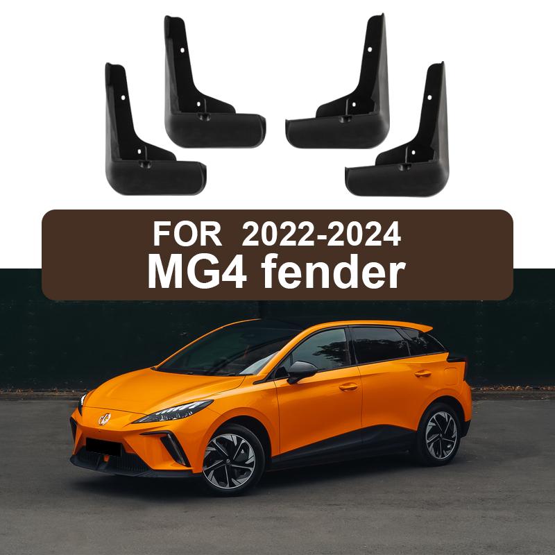 Soft Mud For 2017-2024 MG4 ZS GT HS ONE  Accessories TPE Mudguards Original Design Fender Anti-Snow Anti-Sand Guard Protector 2022-24  MG4