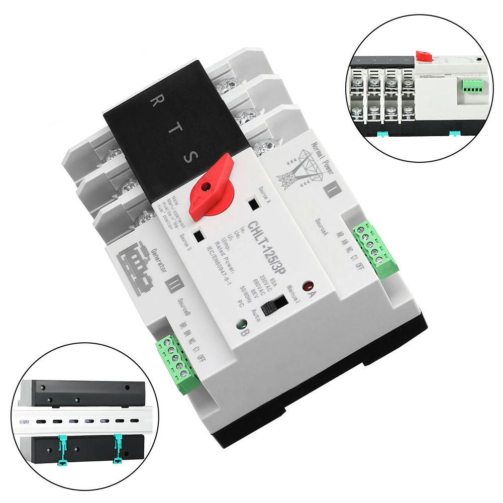 230V AC Auto Transfer Switch PC Isolation Type Conversion Time About 30ms Seamless Power Transition Millisecond-level Switching