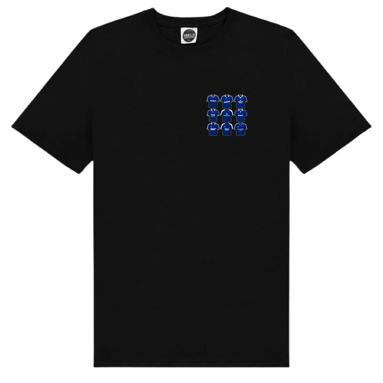 Ipswich Town FC T-Shirt Old Shirts Style Shirt ITFC Birthday Gift S