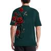 Flower 3D Printed Design Men's Short-sleeved Polo Shirt Cross-border Best-selling Comfortable Polyester Fiber Suitable for Summer Wear