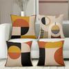 Modern Geometric Patterned Throw Pillow Set Decor Polyester Pillowcase, Sofa Decorative Cushion Cov Headboard Pillow