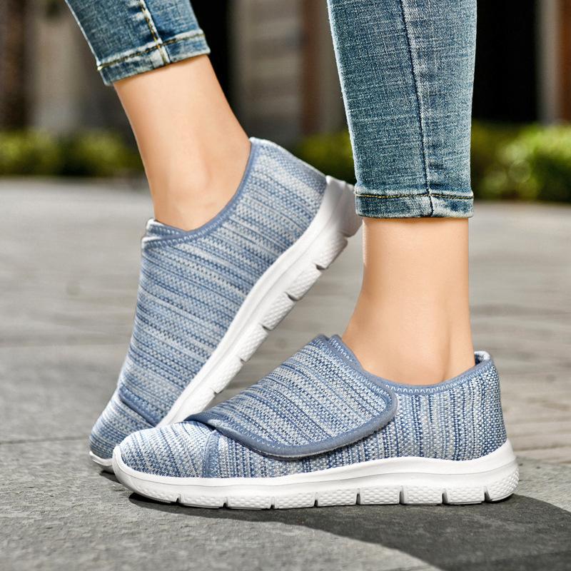 Scarpe ortopediche comode e morbide per diabetici, da donna e da uomo, da uomo, da donna, per camminare e regolare il diabete.