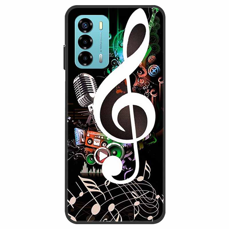 Custodia per ZTE Blade V40 Vita Fiore Marmo Nero Paraurti Morbido TPU Silicone Cover per ZTE V 40 Vita / Blade V40 Vita Custodie per Telefono