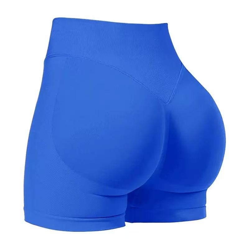 New Seamless Waist Shorts, Breathable Outdoor Sports And Fitness Pants, Hip Lifting Tight Yoga Pants, Peach Hip Compression Pants For Women