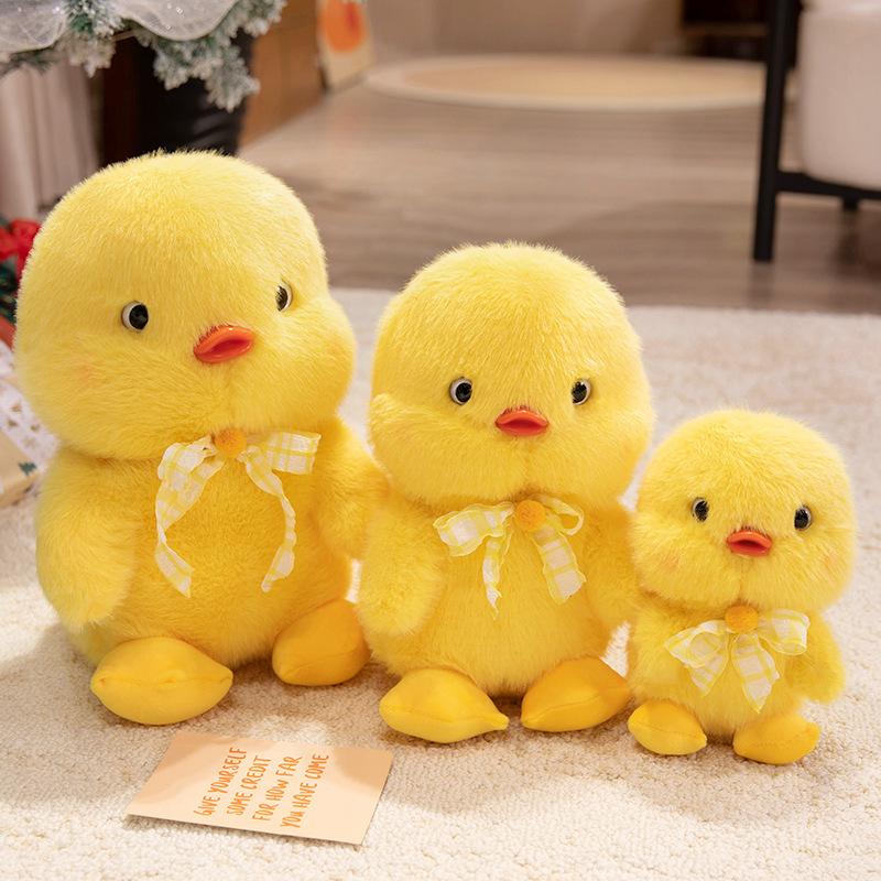 Cute Cute White Duck Doll Plush Toy Yellow Duck Doll Children Soothing Pillow Rag Doll