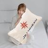 J-JEANNEAU-U Logo Cartoon Pillow Towels- Single Quick-Dry Polyester Pillowcase Pillow Core Cover Breathable