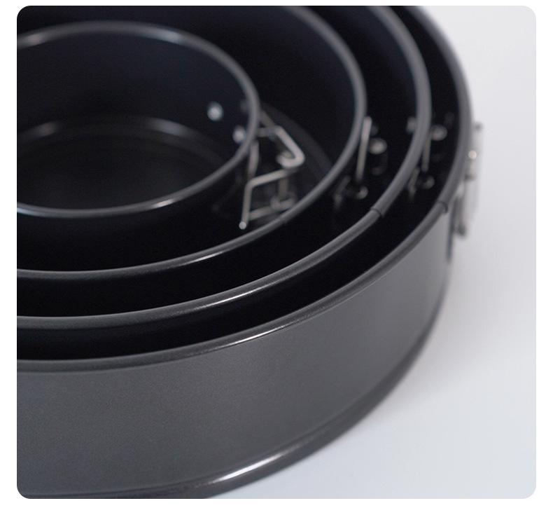 Non-Stick Round Cake Pan Set - Buckle Design for Baking