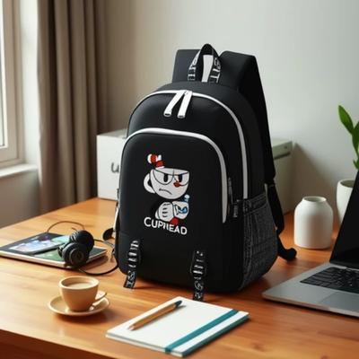 Large Capacity Teen Student School Bag Teacup Head Student School Bag Backpack