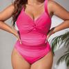 New European and American Large-size One-piece Swimsuit for Ladies, Colorful, Tight and Thin One-piece Bikini