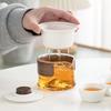 Portable Glass Travel Tea Set with Ceramic Cups