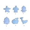 3D Marine Animals Quicksand Mold DIY Resin Casting Mold for DIY Keychain Jewelry