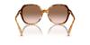 Coach Sunglasses HC8377U CL925 CARAMEL SNOW TORTOISE GRADIENT 55 Women's