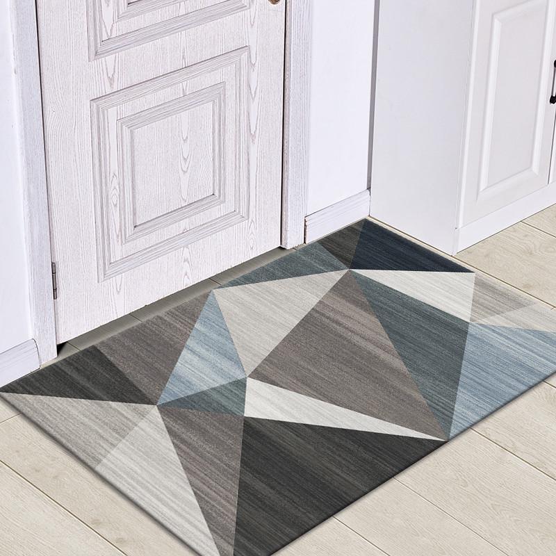 Nordic Light Luxury Non-Slip Entrance Mats - Machine Washable, Dirt-Resistant Floor and Door Carpets for Home.