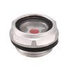 Liquid Level Gauge Sight Glass G1/2 Male Thread Aluminum Alloy Air Compressor Fitting with O-Ring