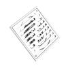 Stainless Steel   AntiOdor Bathroom Floor Drain Waste Gate Shower Drainer Large Caliber(110*110mm)