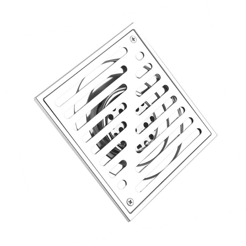 Stainless Steel   AntiOdor Bathroom Floor Drain Waste Gate Shower Drainer Large Caliber(110*110mm)