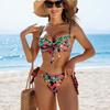 Trendy Evropský a Americký Dámský Sexy Bikini Set – Šik Dvoudílné Plavky se Stylovým Zadním Designem