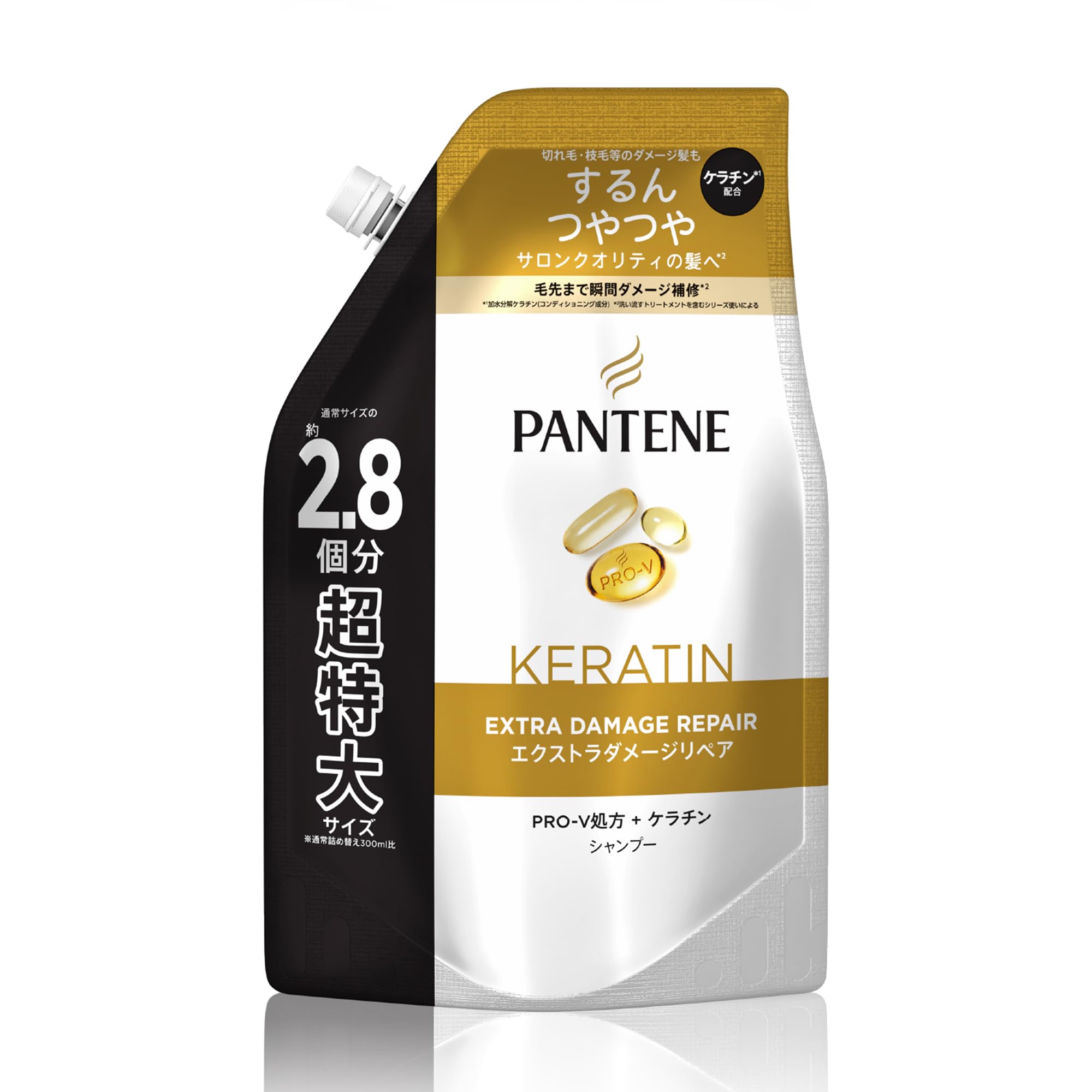 

Pantene Extra Damage Repair Shampoo 860mL Refill (2.8 servings)