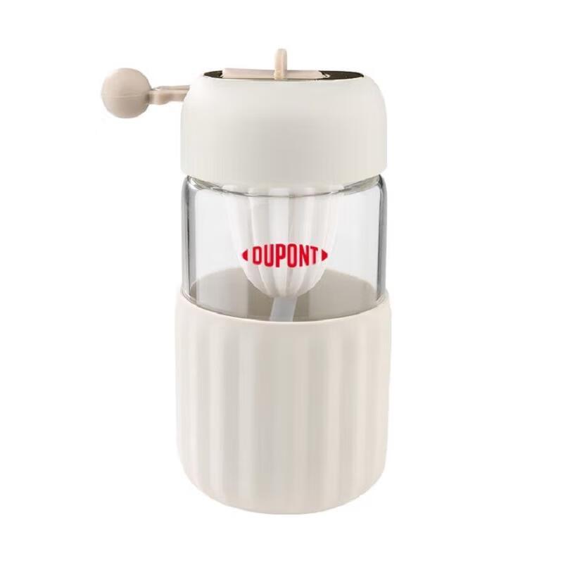 DuPont Double Lid Fruit Tea Glass Cup