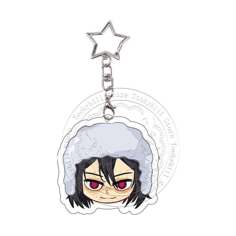Bungo Stray Dogs Acrylic Keychain Dazai Osamu Edogawa Rampo Nakajima Atsushi Kawaii Exquisite Bag Decoration Keyring Pendant