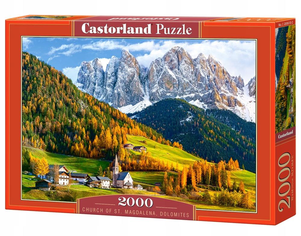 Puzzle 2000 pieces C-200610-2 Church of St. Magdalena, Dolomites
