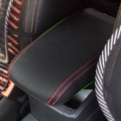Car Center Control Armrest Box Microfiber Leather Trim Cover For VW Golf 7 MK7 2014 2015