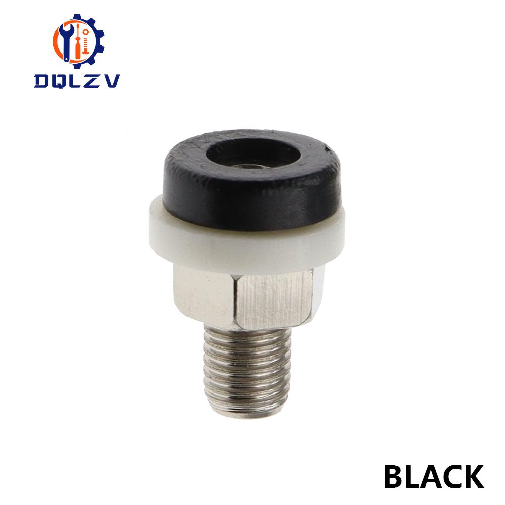 Brass 2MM Banana Socket Jack for Banana Plug Test Connector Insulated Socket Small Terminal Pure Copper Red Black Blue