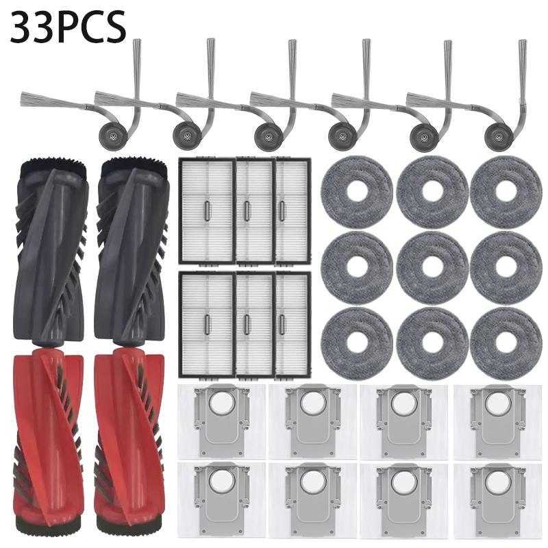 Compatible for Roborock Saros 10R / G20S Ultra Accessories Brush Hepa Filter Mop Cloth Dust Bag Spare Parts