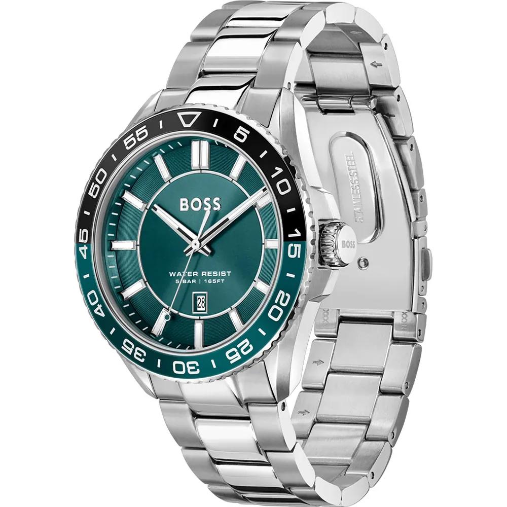 BOSS Runner Blue Dial Stainless Steel Silver Men's Quartz Watch 1514208