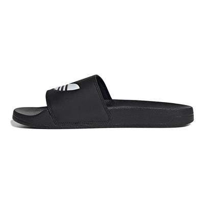 Klapki Adilette Lite Logo Koniczynki - Core Black Buty Unisex Cloud-White FU8298