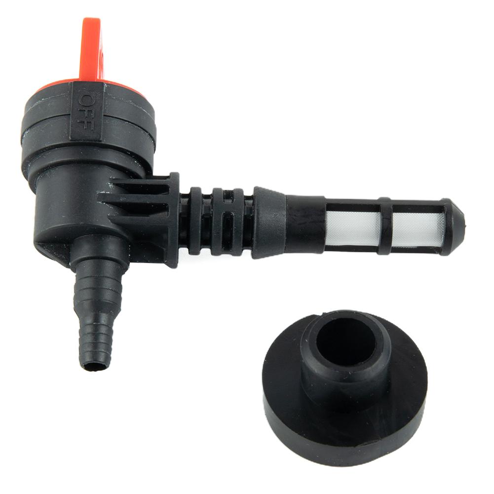 With Rubber Seal Fuel Shut Off Valve For Oregon 07-407 For Rotary 13116 With Filter 208961 90 Degree Gas Valve