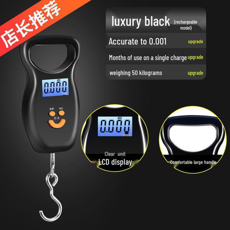 Portable Electronic Kitchen Scale: 50kg Capacity for Vegetables and Fish