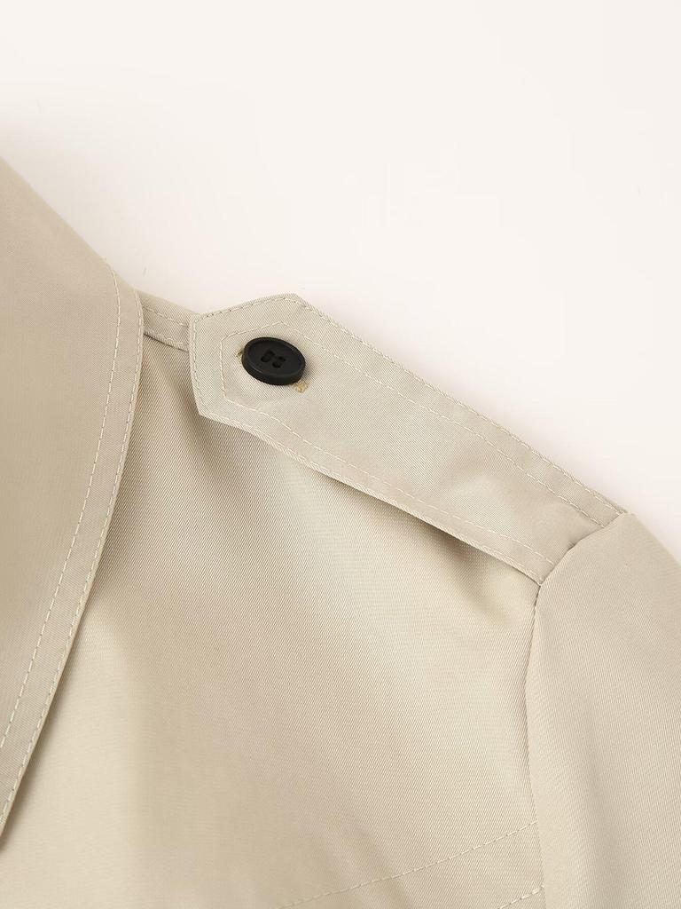 Cappotto Trench Moda Donna Autunno/Inverno 2024 Abito 6465