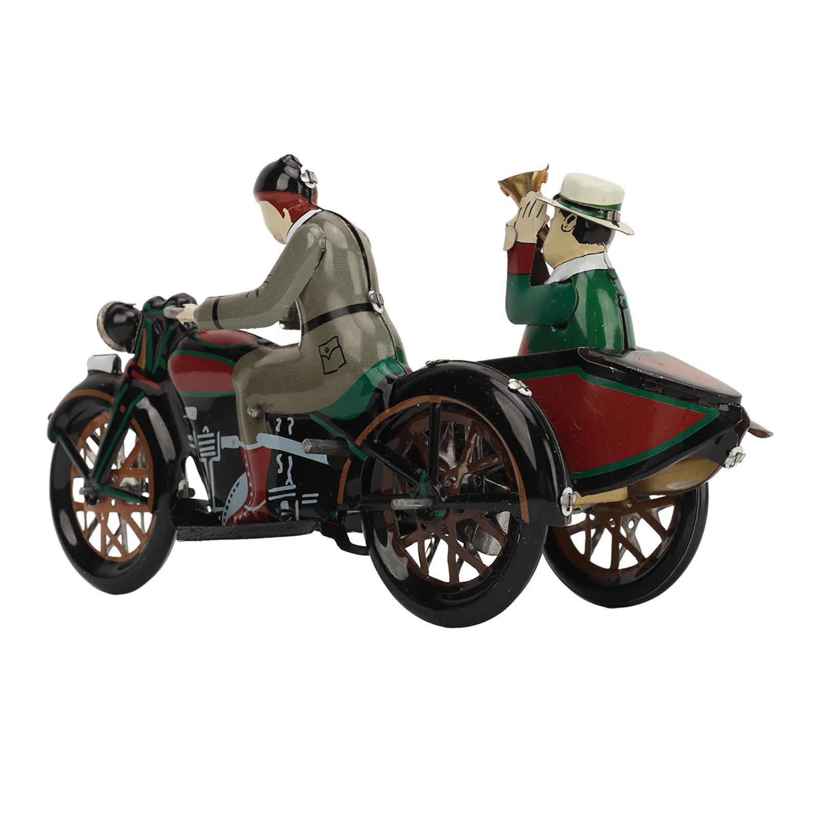 

MS804A 3-колесный мотоцикл заводная игрушка ностальгическая тема персонализированные украшения креативные подарки жестяная игрушка винтажная коллекционная для мальчиков и девочек