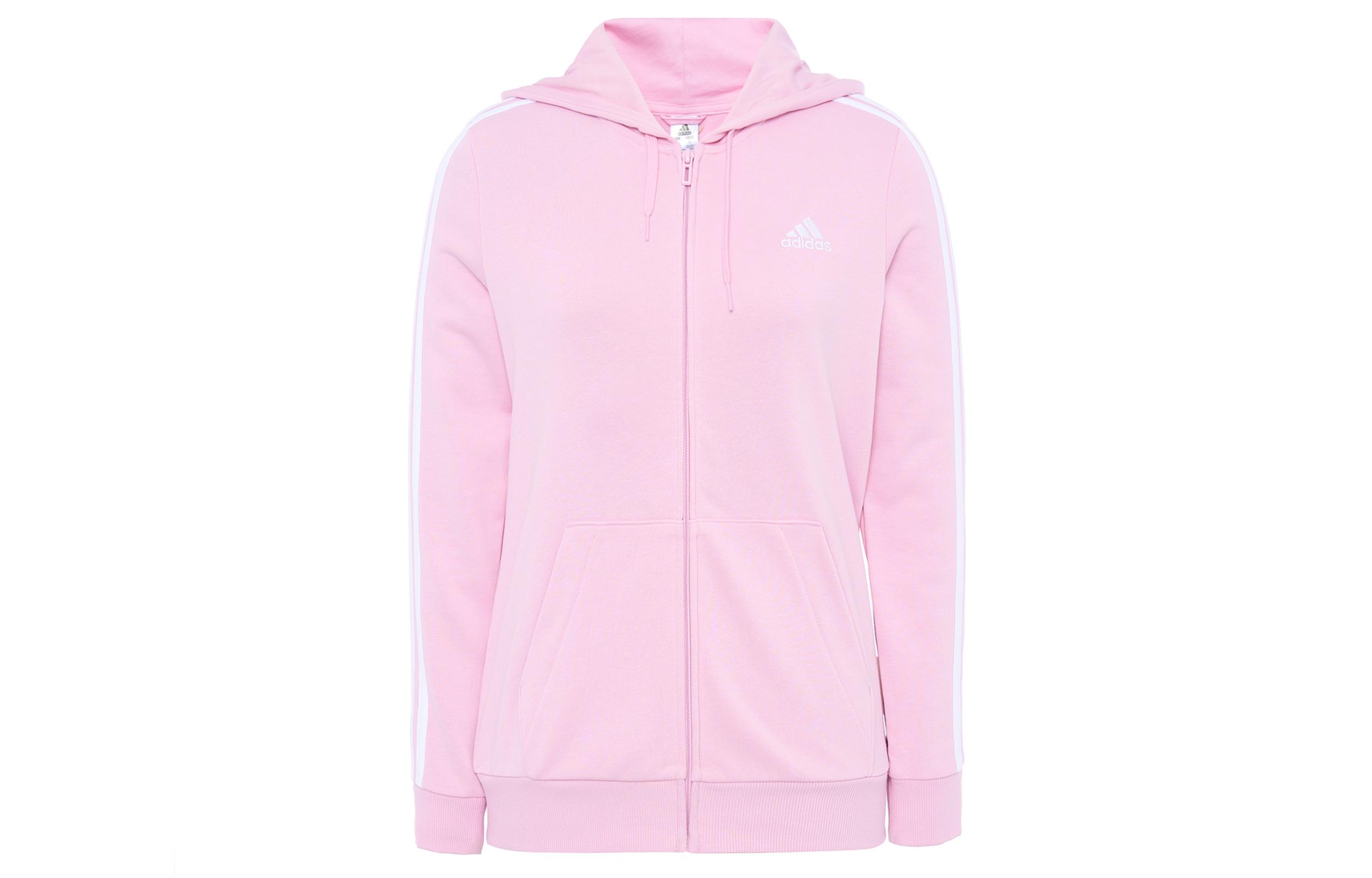 Adidas Essentials Full Zip Hoodie Jackets & Coats Women s Pink HL2059 XL