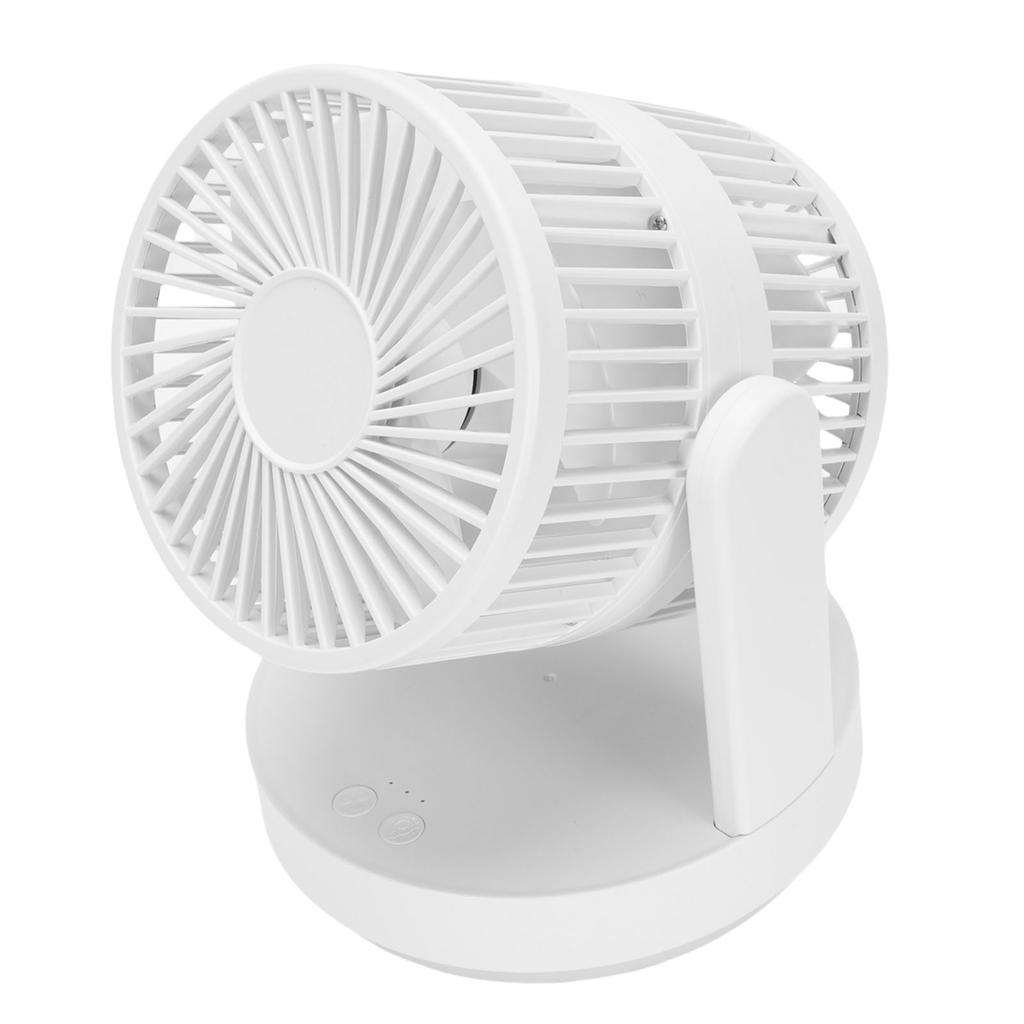 Desk Fan 3 Speeds   Rechargeable Desktop Oscillating   Circulator Fan with Night Light for Home Bedroom