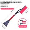 Car Snow Shovel Removable Auto Windshield Shovel With EVA Foam Handle Frost Scraper Winter Multifunctional Snow Clearing Brush