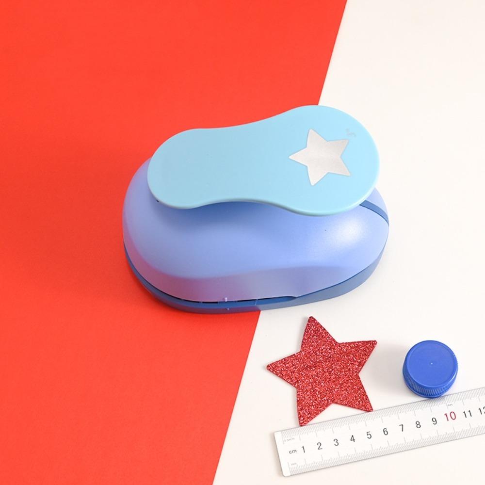 Paper Cutter Crafts Hole Puncher 8/16/22/31/50mm Star Punching Machine  Card Making